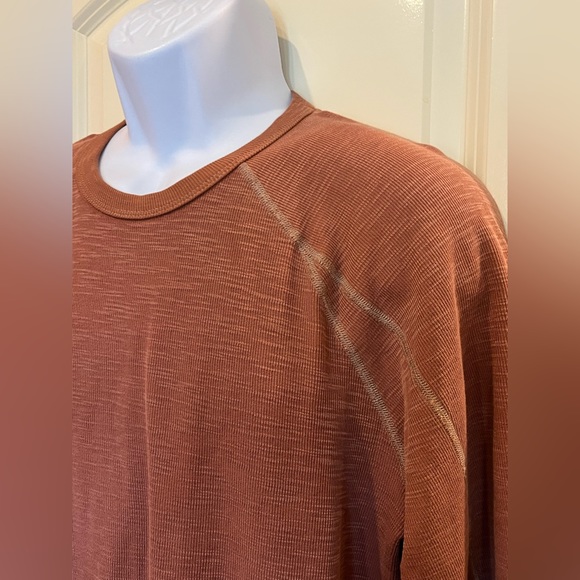 Agave denim long sleeve thermal textured top. NWOT SIZE MEDIUM - Picture 2 of 13